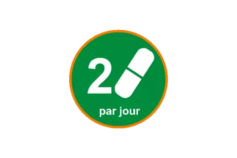 2 comprimés par jour
